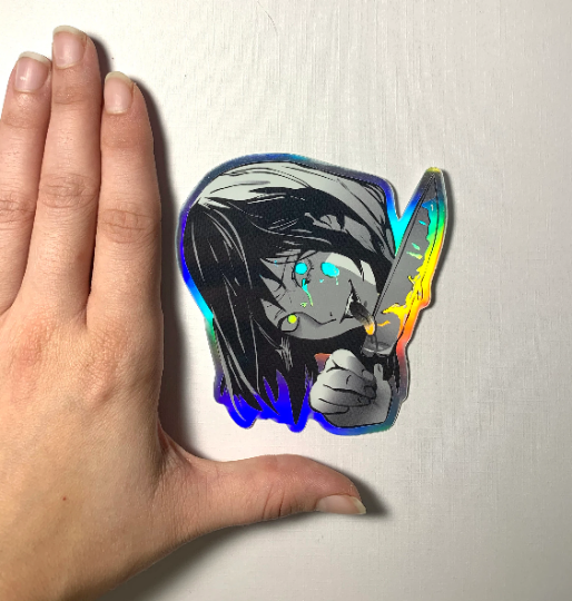 Holographic Naifu Satsujin Sticker