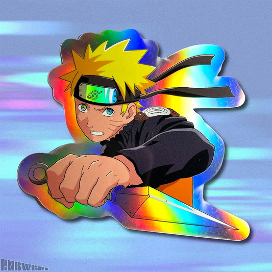 Naruto Holographic Kunai Sticker